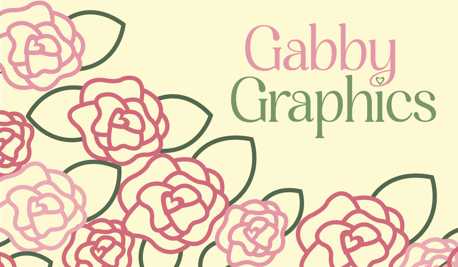 Gabby Graphics Business Card Front