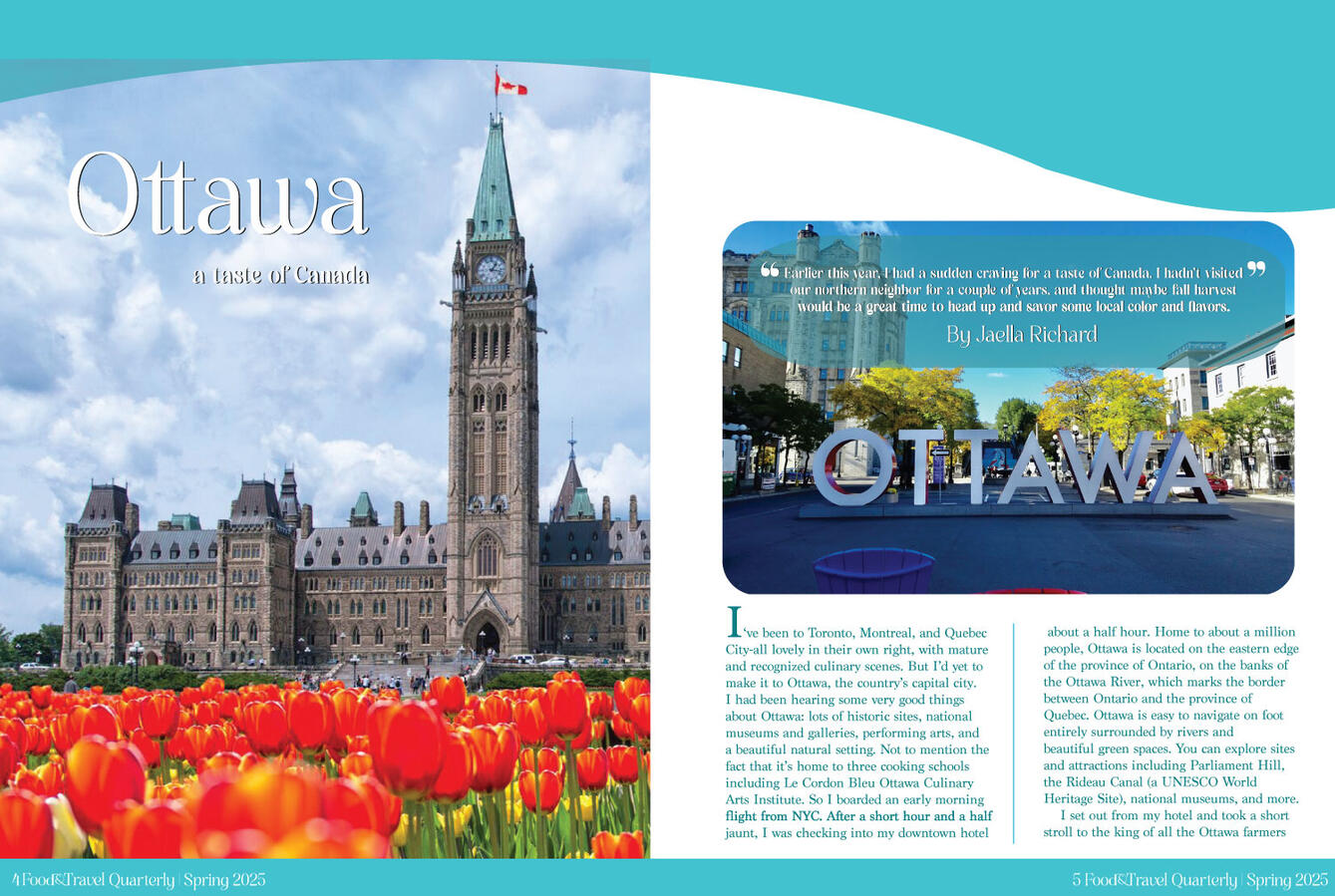 Food and Travel Magazine Ottawa